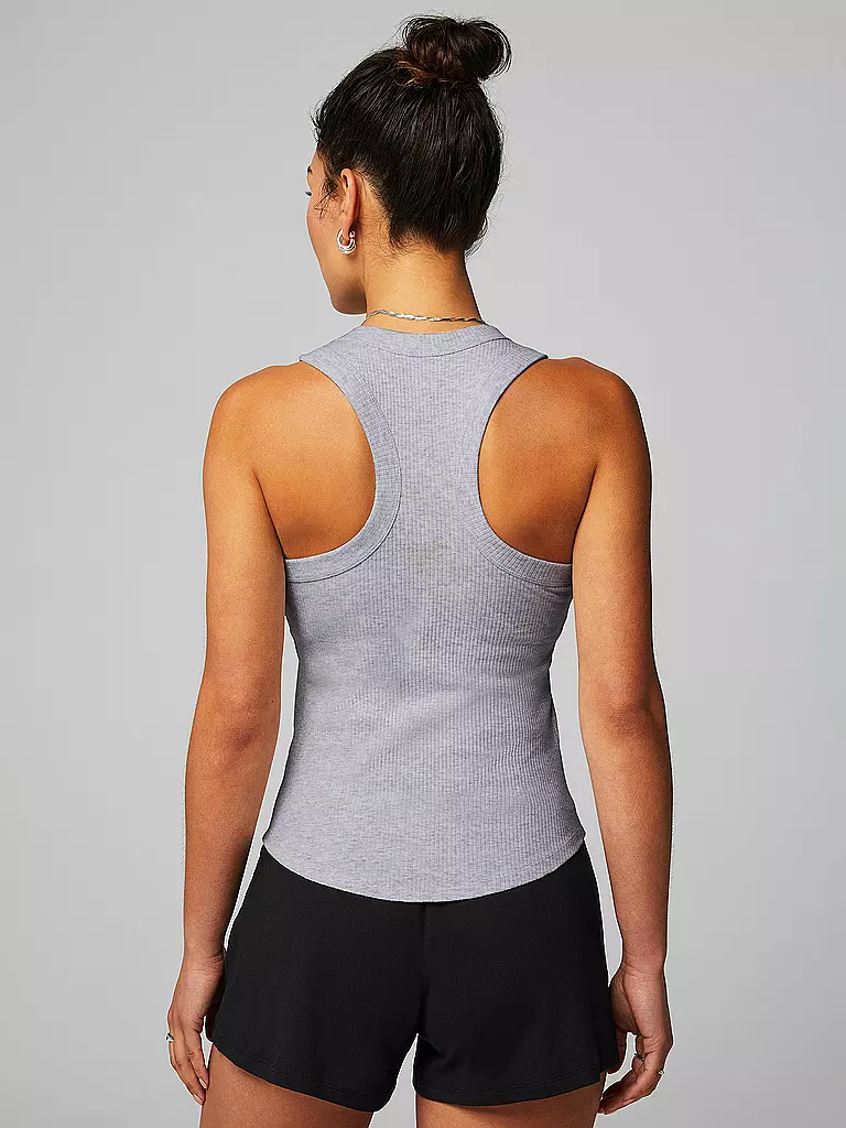 FABLETICS | Damen Fitnesstank Built-In Bra Hight Neck | schwarz
