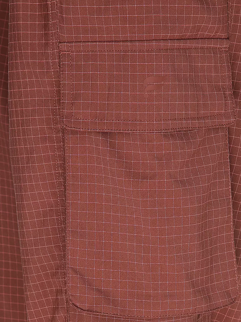 FABLETICS | Damen Jogginghose Ripstop Cargo | dunkelrot