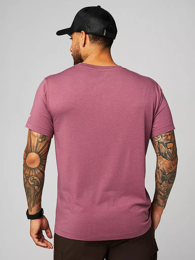 FABLETICS | Herren Fitnessshirt The 24/7 | dunkelrot