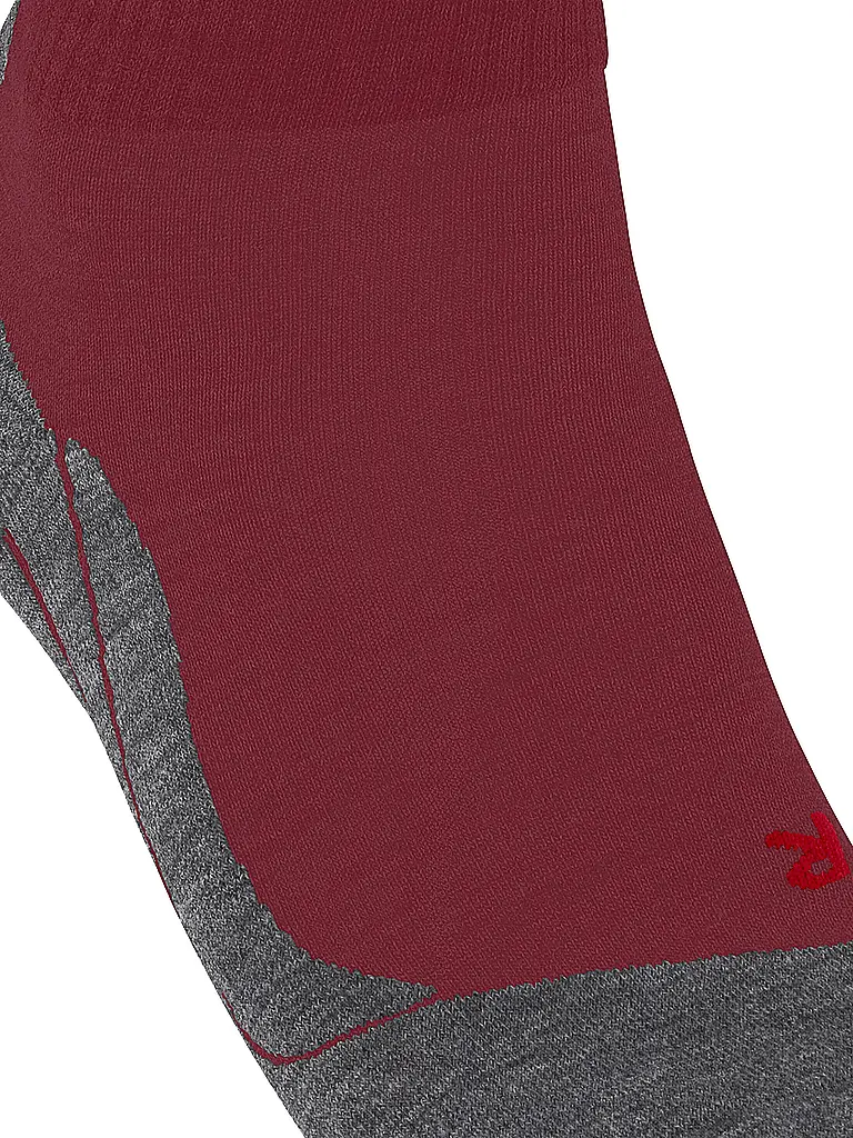 FALKE | Damen Wandersocken TK 5 Short | Dunkelrot