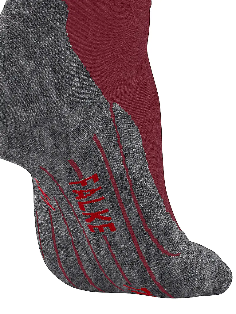FALKE | Damen Wandersocken TK 5 Short | Dunkelrot