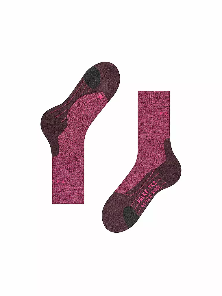 FALKE | Damen Wandersocken TK2 Wool | beere