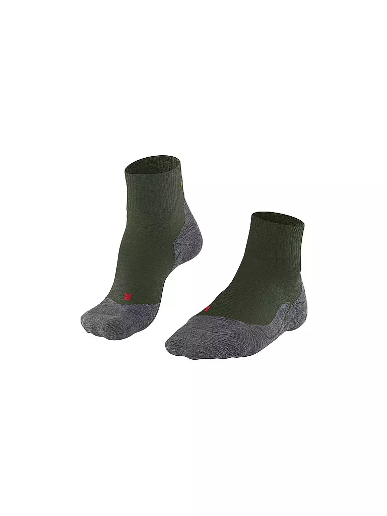 FALKE | Herren Outdoorsocken TK 5 Short | dunkelgrün