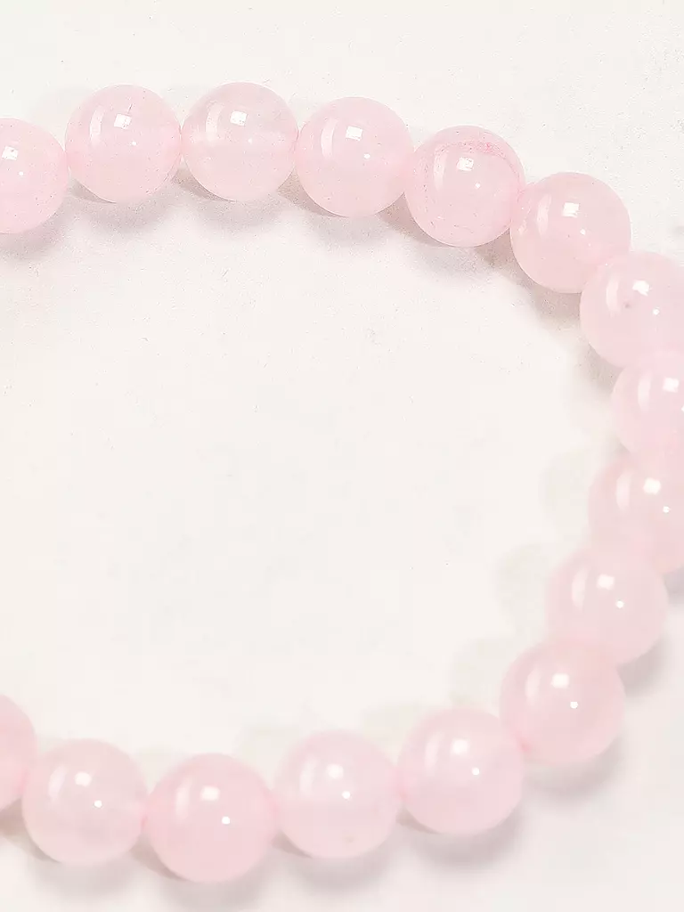 FIGLIA | Damen Armband Energia Rosenquarz | braun
