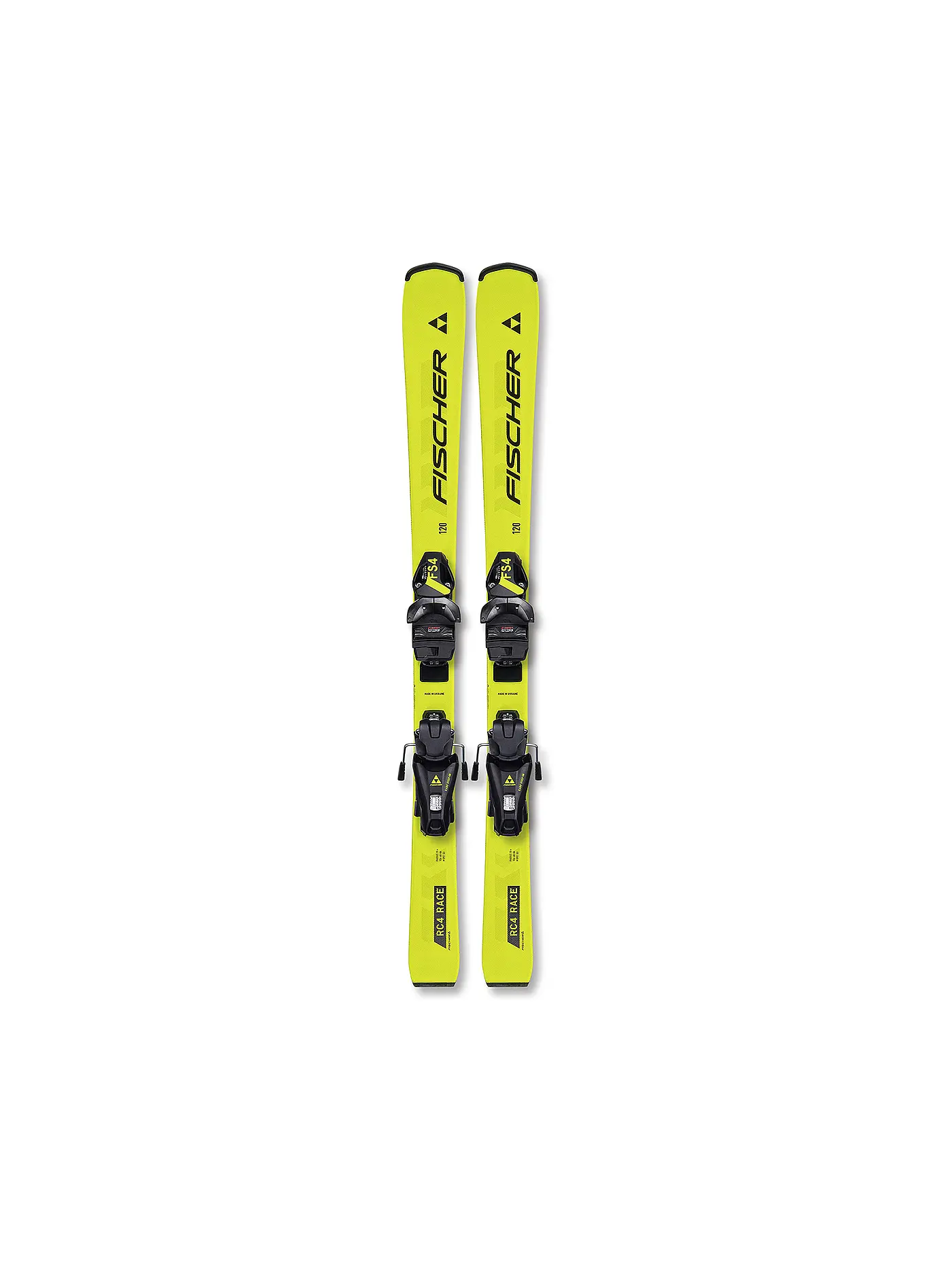 FISCHER | Kinderski Set RC4 Race JR (70-90) + FS4 GW CA | gelb