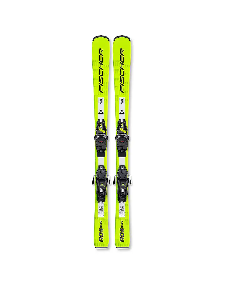 FISCHER | Kinderski Set RC4 Race JR + FJ 4 GW CA | gelb