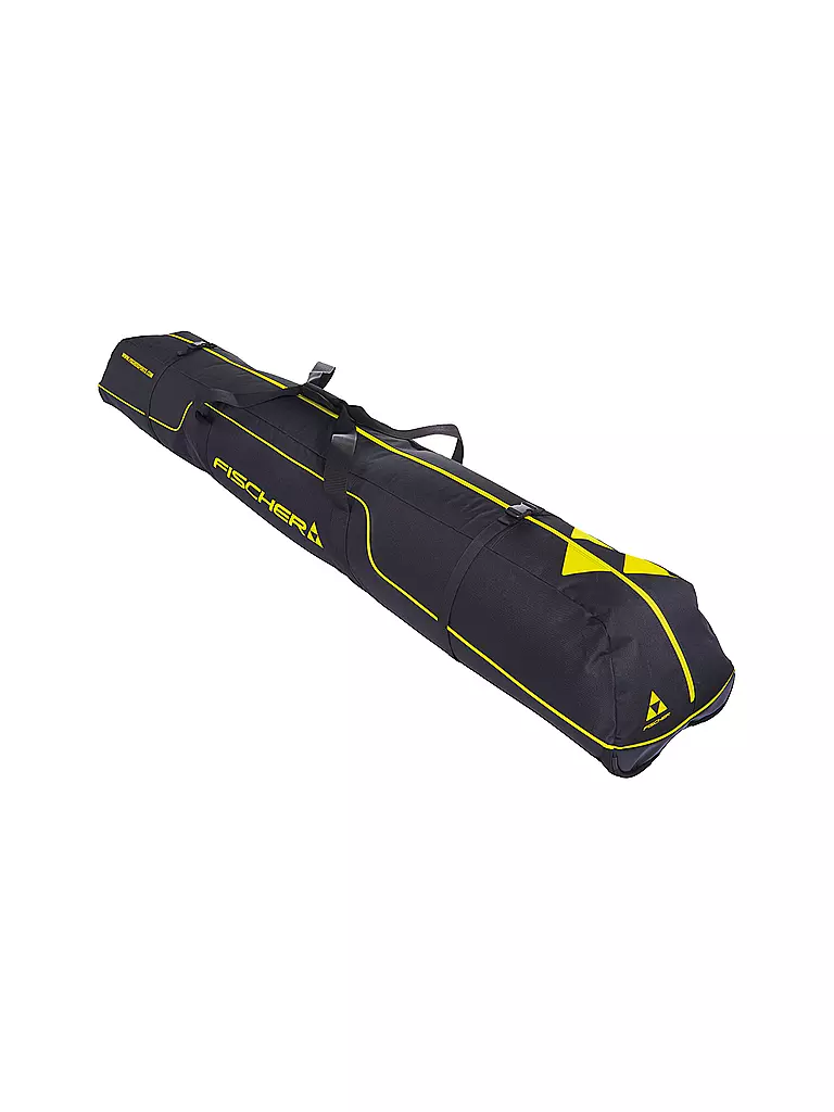 Housses De Ski Fischer Alpine Race - 1 Paire Pour Skis 175-190cm - Polyester Recyclé - Sangle Transport - Double Fermeture