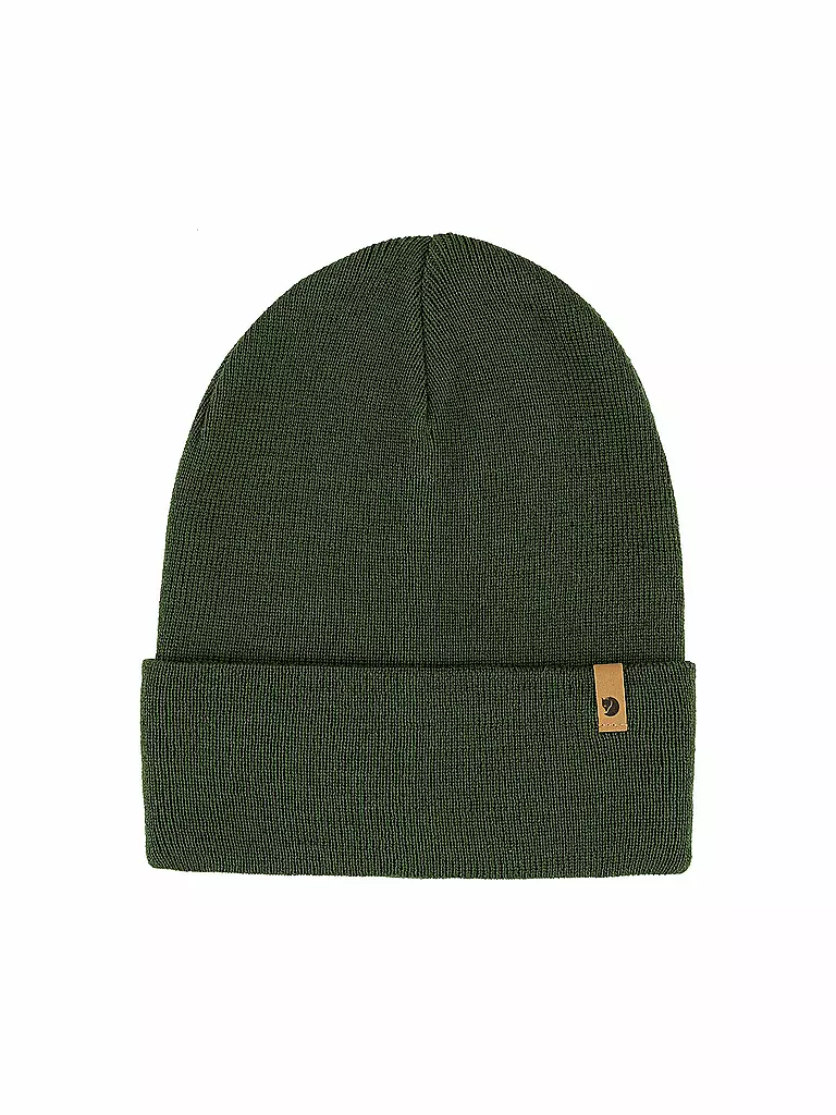 FJÄLLRÄVEN | Beanie Classic Knit | dunkelgrün