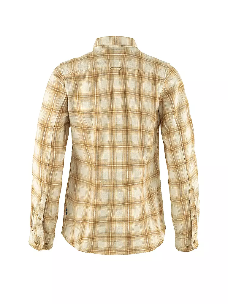 FJÄLLRÄVEN | Damen Blus Oevik Flannel | weiss