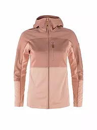 FJÄLLRÄVEN | Damen Fleecejacke Abisko Trail Hoodie | rosa