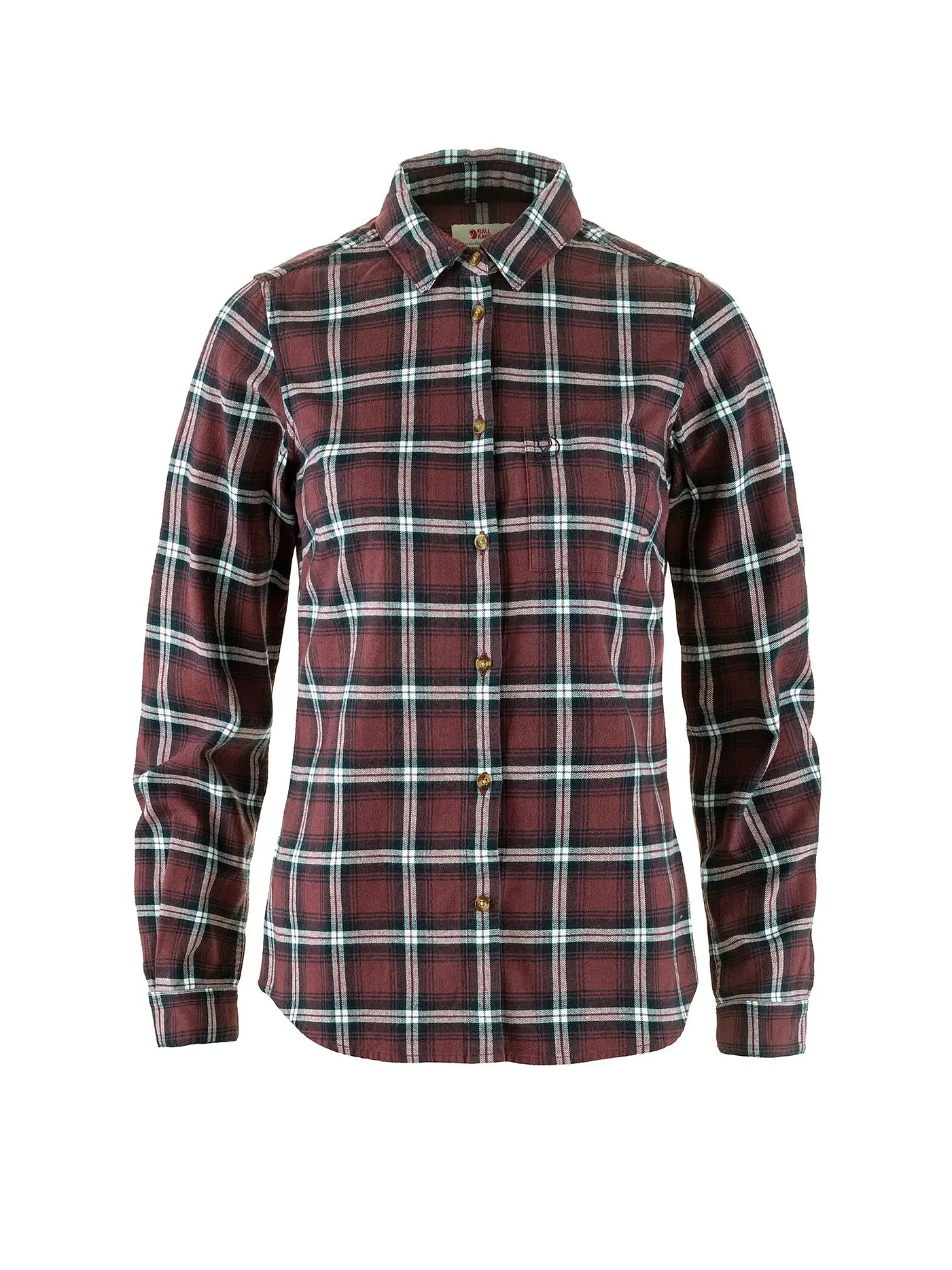 FJÄLLRÄVEN | Damen Wanderbluse Oevik Flannel | dunkelblau