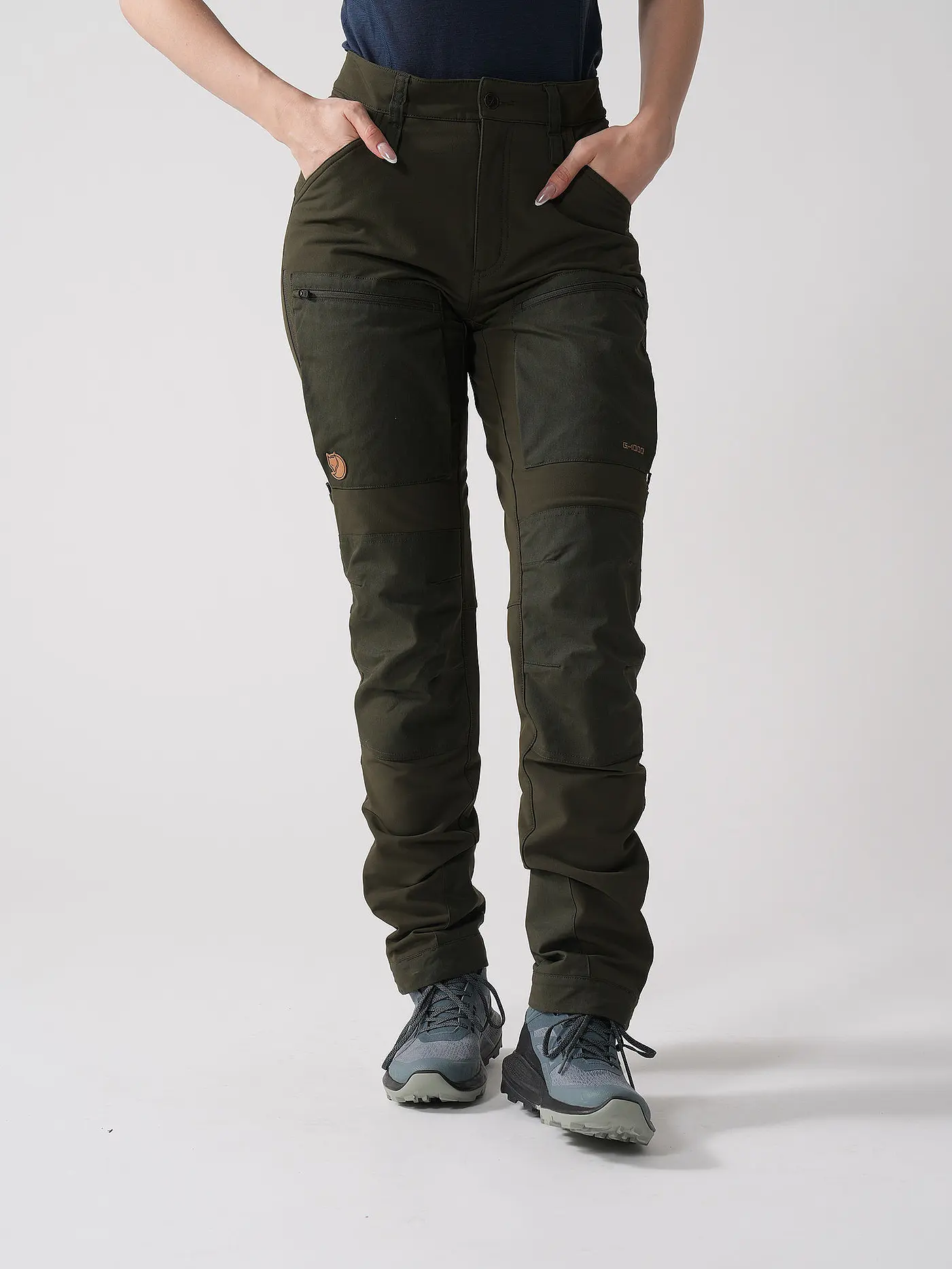 FJÄLLRÄVEN | Damen Wanderhose Keb Agile Winter | olive