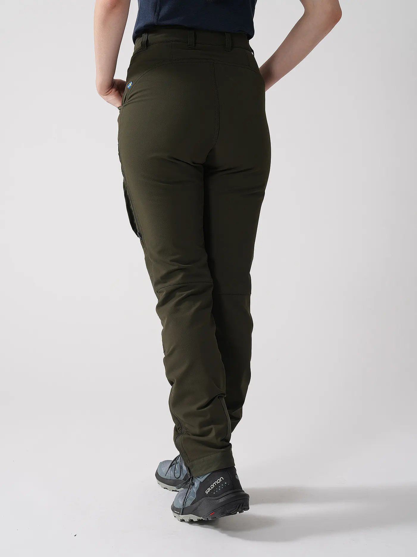 FJÄLLRÄVEN | Damen Wanderhose Keb Agile Winter | olive