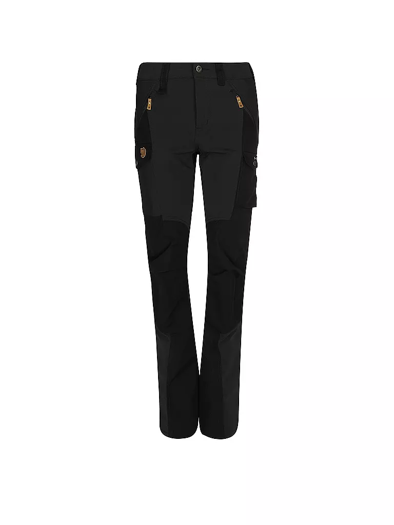 FJÄLLRÄVEN | Damen Wanderhose Nikka Trousers Curved W | schwarz