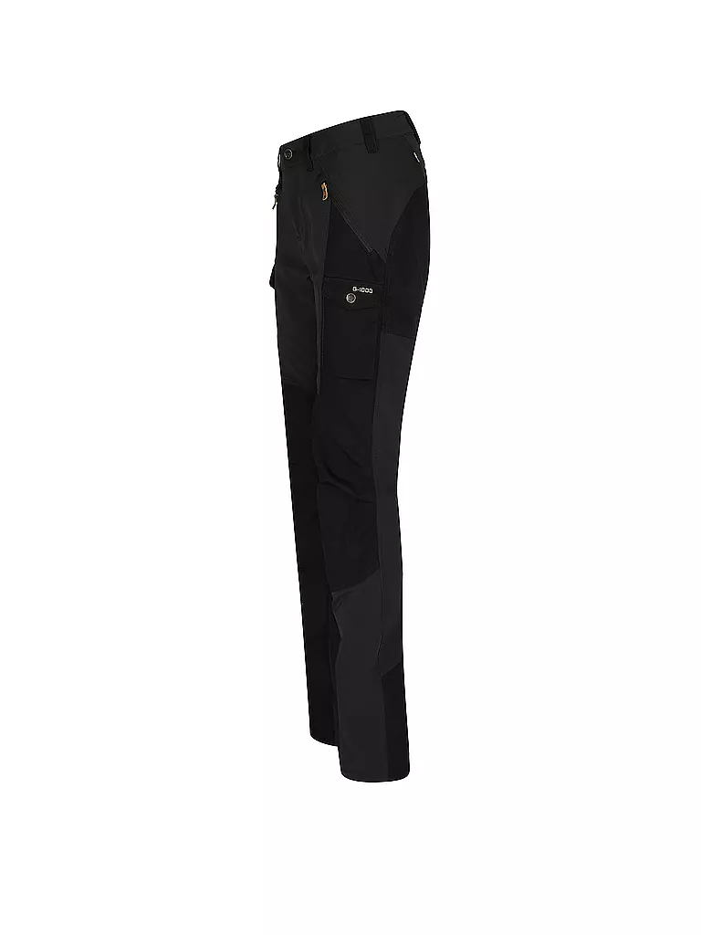 FJÄLLRÄVEN | Damen Wanderhose Nikka Trousers Curved W | schwarz