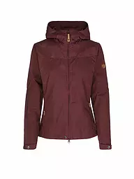 FJÄLLRÄVEN | Damen Wanderjacke Stina G-1000 Hoodie | dunkelrot