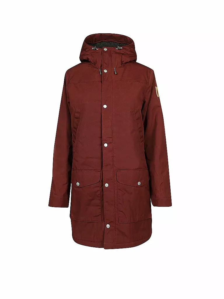 FJÄLLRÄVEN | Damen Winterparka Greenland | rot