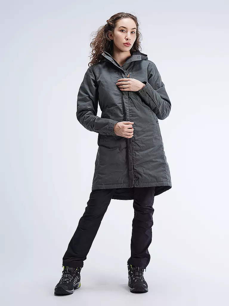 FJÄLLRÄVEN | Damen Winterparka Kiruna | grau