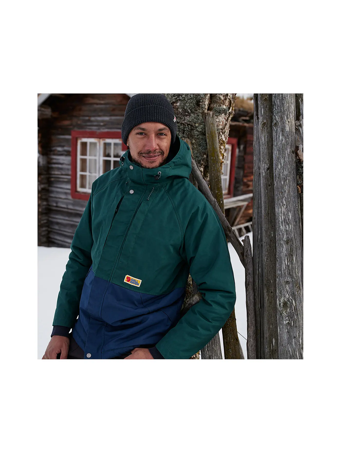 FJÄLLRÄVEN | Herren Beanie Tab Hat | dunkelblau