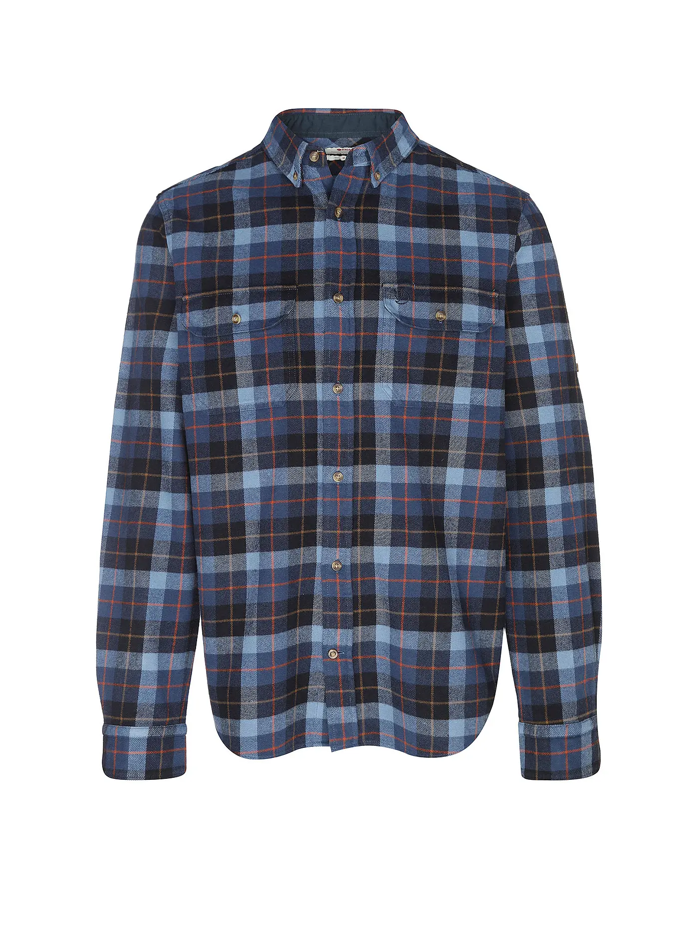 FJÄLLRÄVEN | Herren Flanellhemd Singi Heavy | dunkelblau
