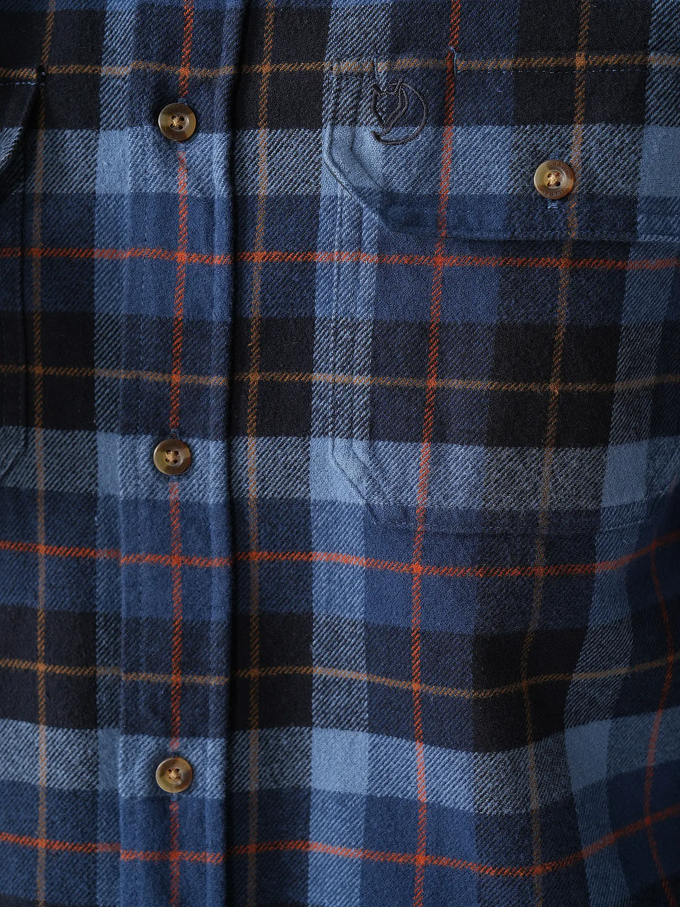 FJÄLLRÄVEN | Herren Flanellhemd Singi Heavy | dunkelblau