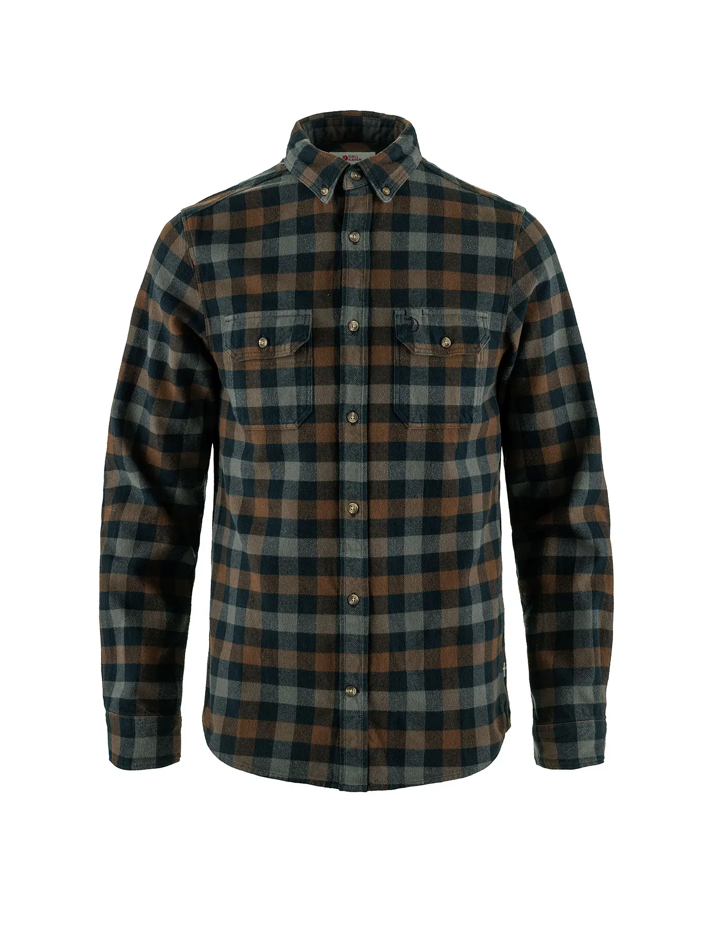 FJÄLLRÄVEN | Herren Flanellhemd Skog | dunkelblau