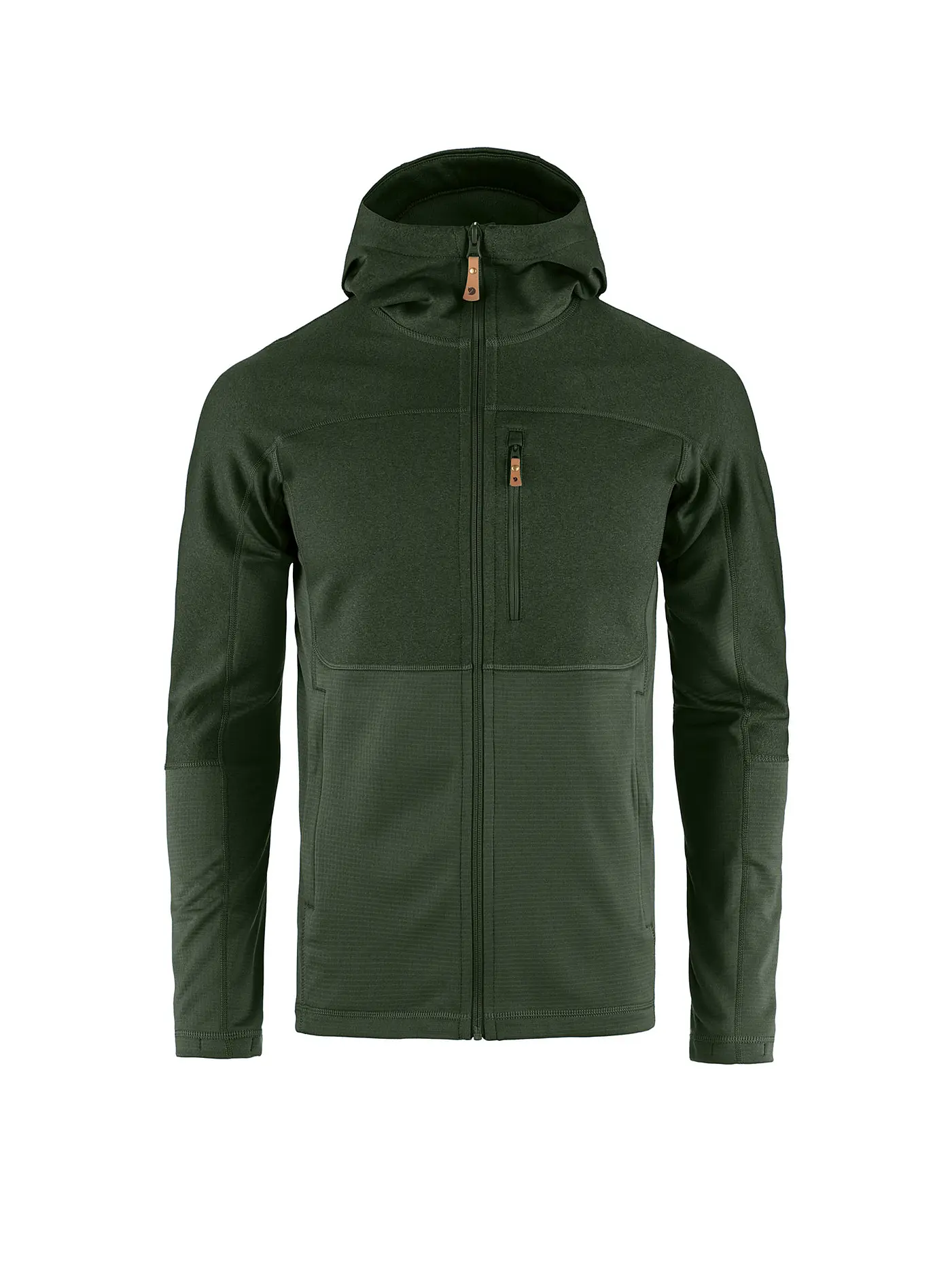 FJÄLLRÄVEN | Herren Fleecejacke Abisko Trail | dunkelgrün