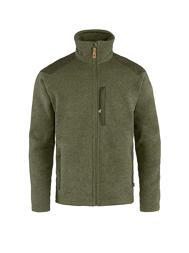 FJÄLLRÄVEN | Herren Fleecejacke Buck  | olive