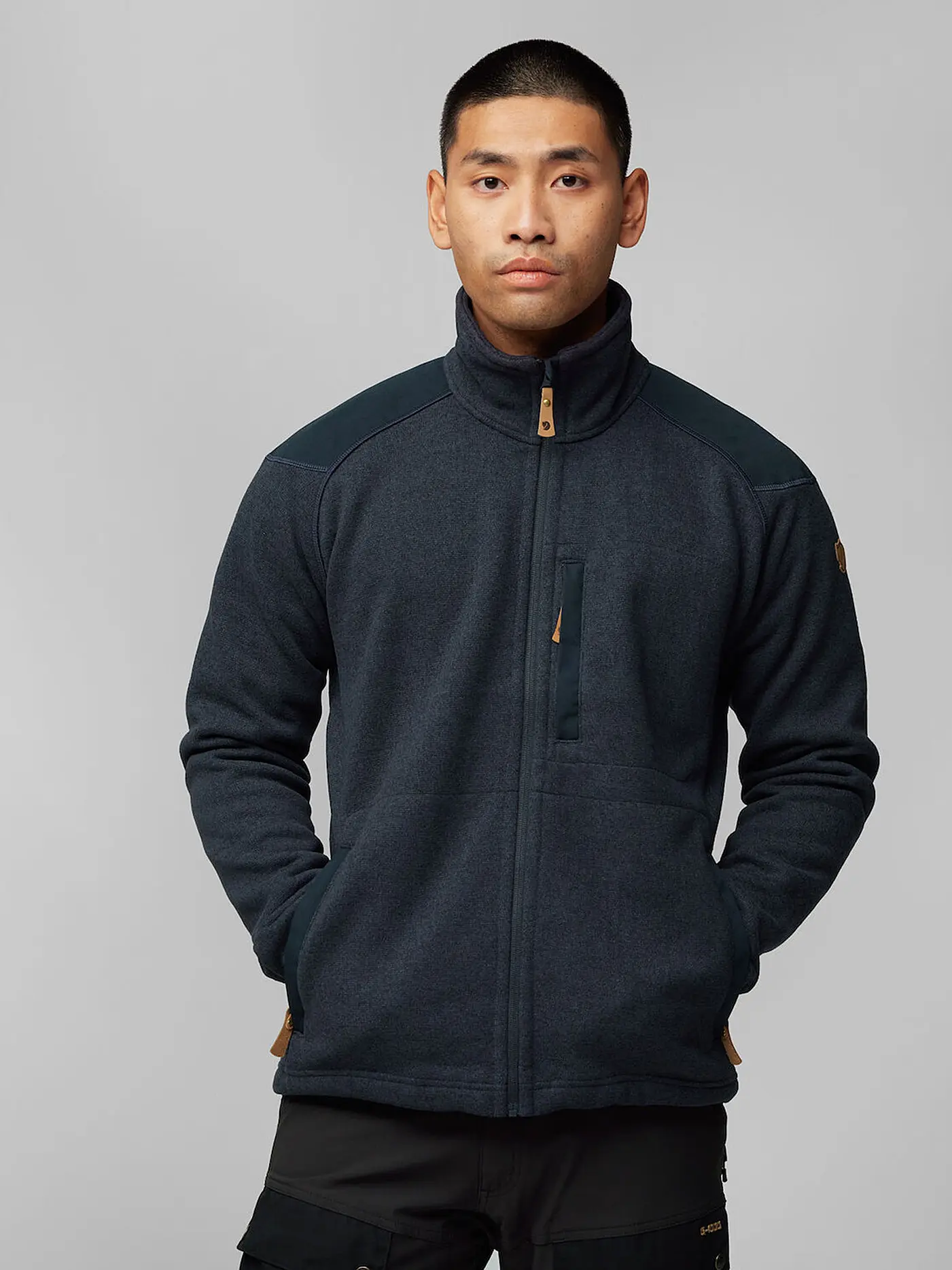 FJÄLLRÄVEN | Herren Fleecejacke Buck  | dunkelblau