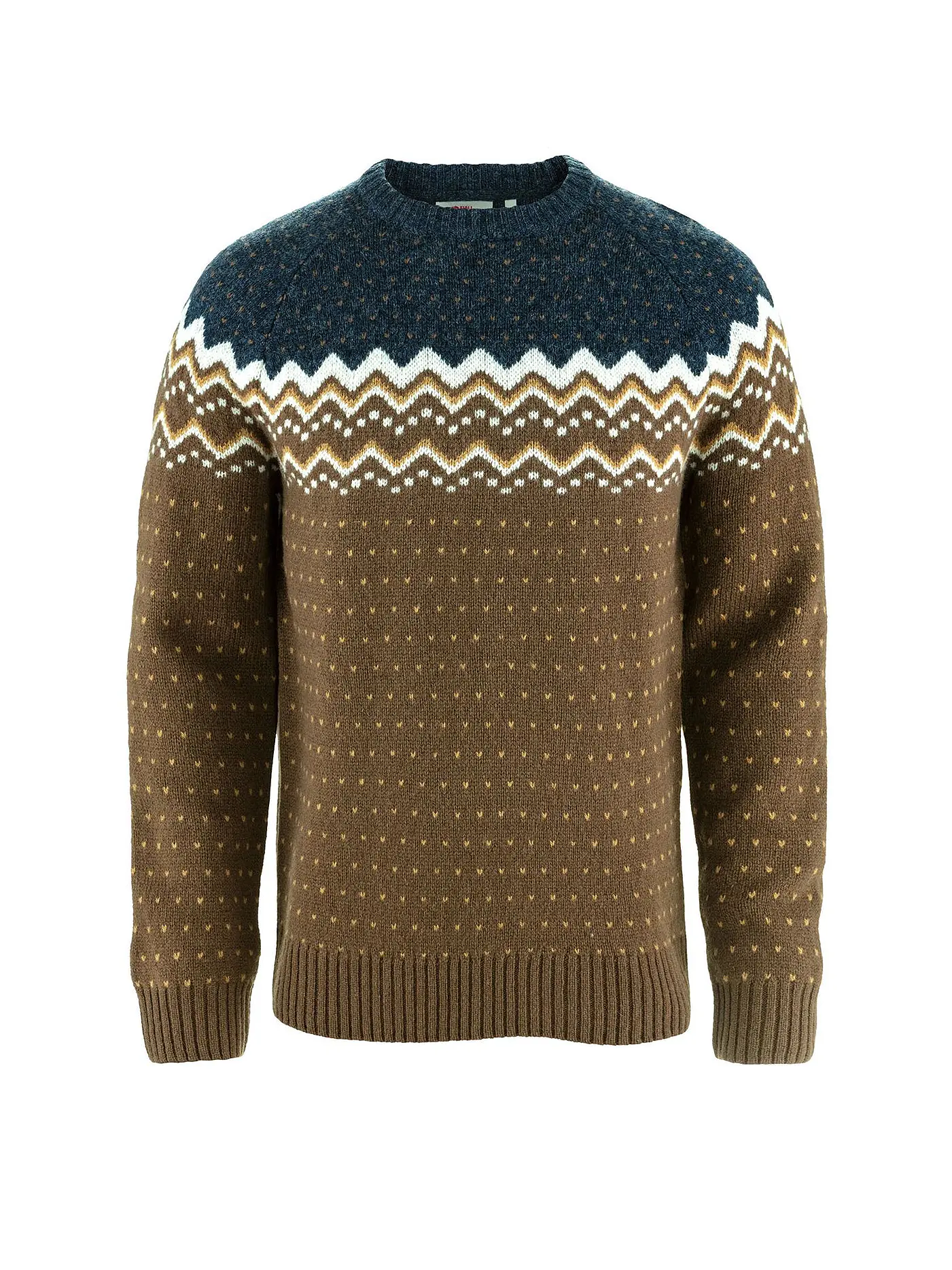 FJÄLLRÄVEN | Herren Funktionspullover Oevik Knit Wool | braun