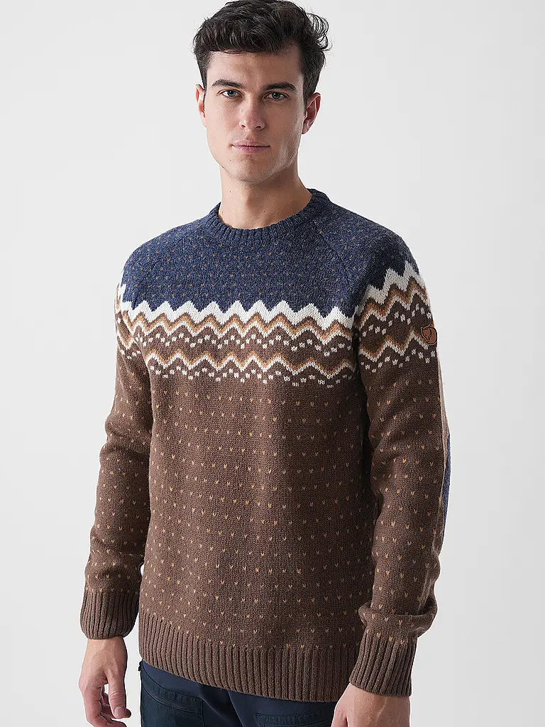 FJÄLLRÄVEN | Herren Funktionspullover Oevik Knit Wool | 
