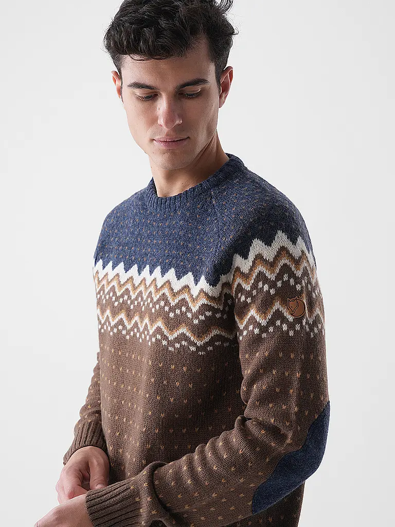 FJÄLLRÄVEN | Herren Funktionspullover Oevik Knit Wool | 