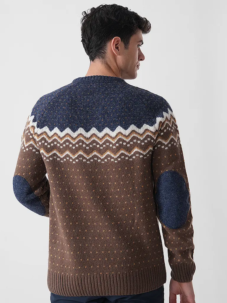 FJÄLLRÄVEN | Herren Funktionspullover Oevik Knit Wool | 