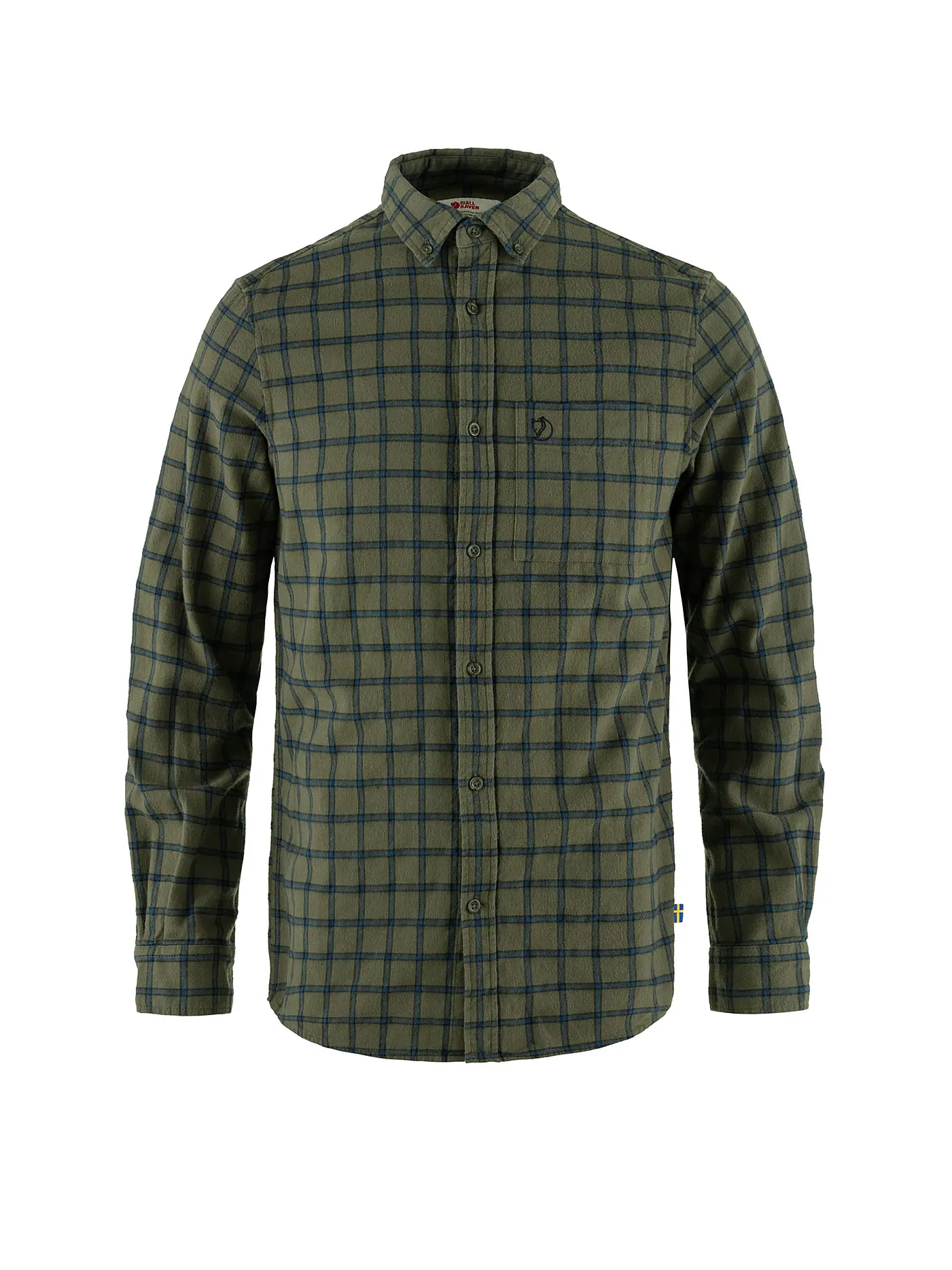 FJÄLLRÄVEN | Herren Hemd Oevik Flannel | dunkelblau