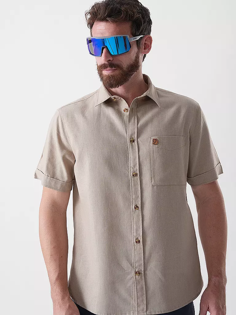 FJÄLLRÄVEN | Herren Hemd Oevik Travel Uni | beige