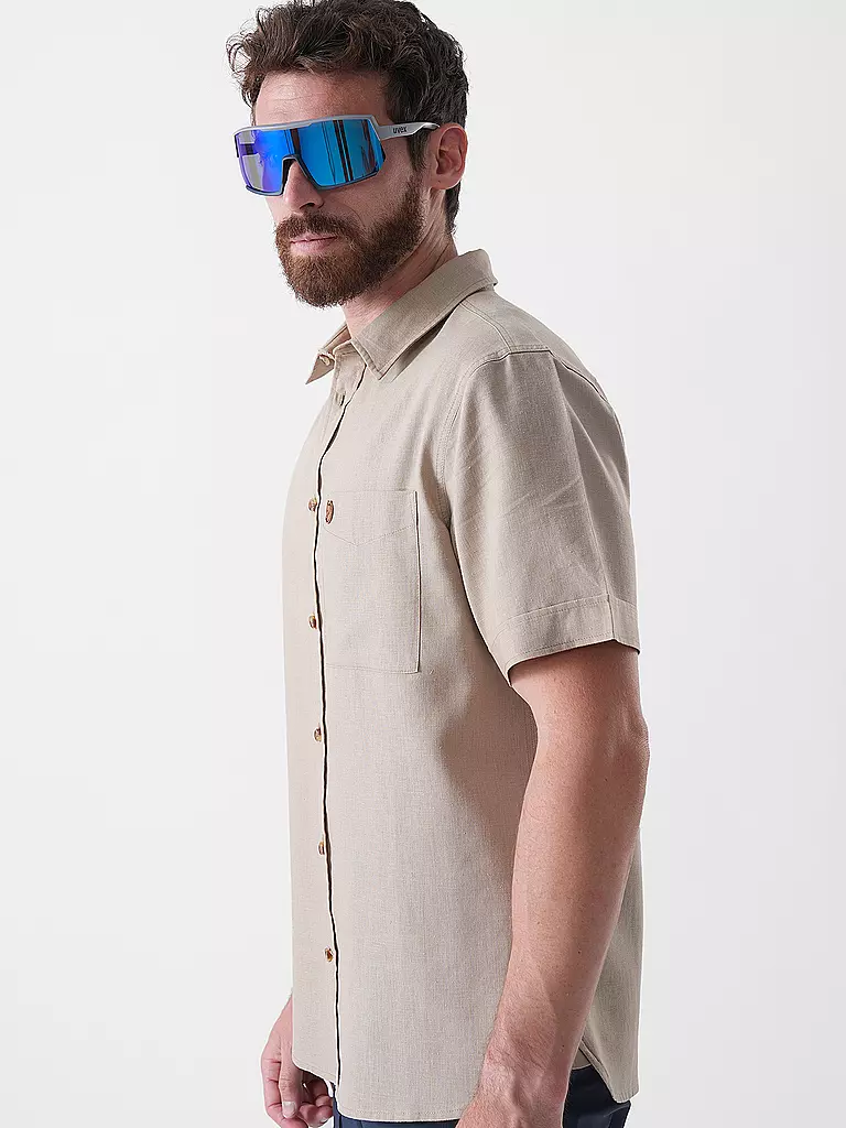 FJÄLLRÄVEN | Herren Hemd Oevik Travel Uni | beige