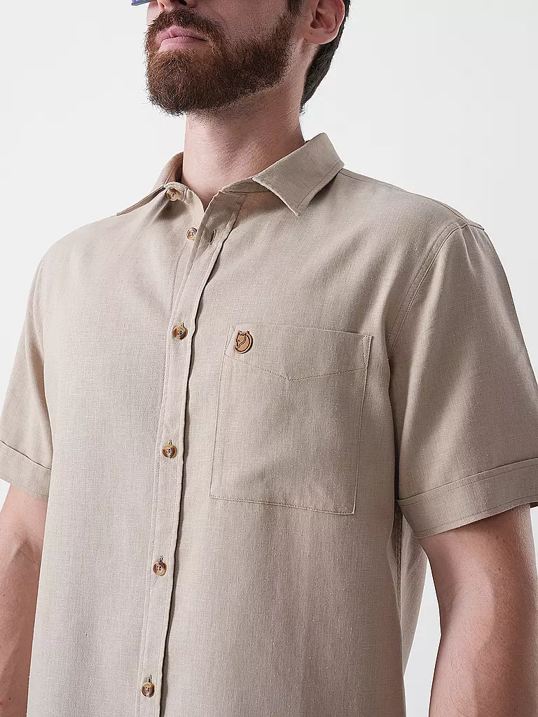 FJÄLLRÄVEN | Herren Hemd Oevik Travel Uni | beige