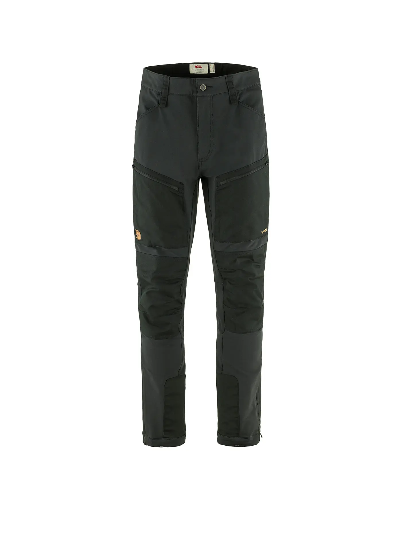 FJÄLLRÄVEN | Herren Softshellhose KEB Agile Winter | schwarz