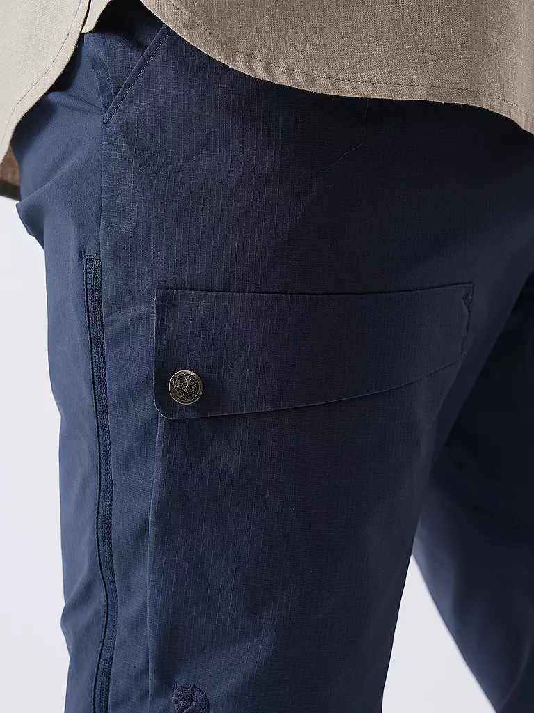 FJÄLLRÄVEN | Herren Wanderhose Hybrid G1000 | schwarz