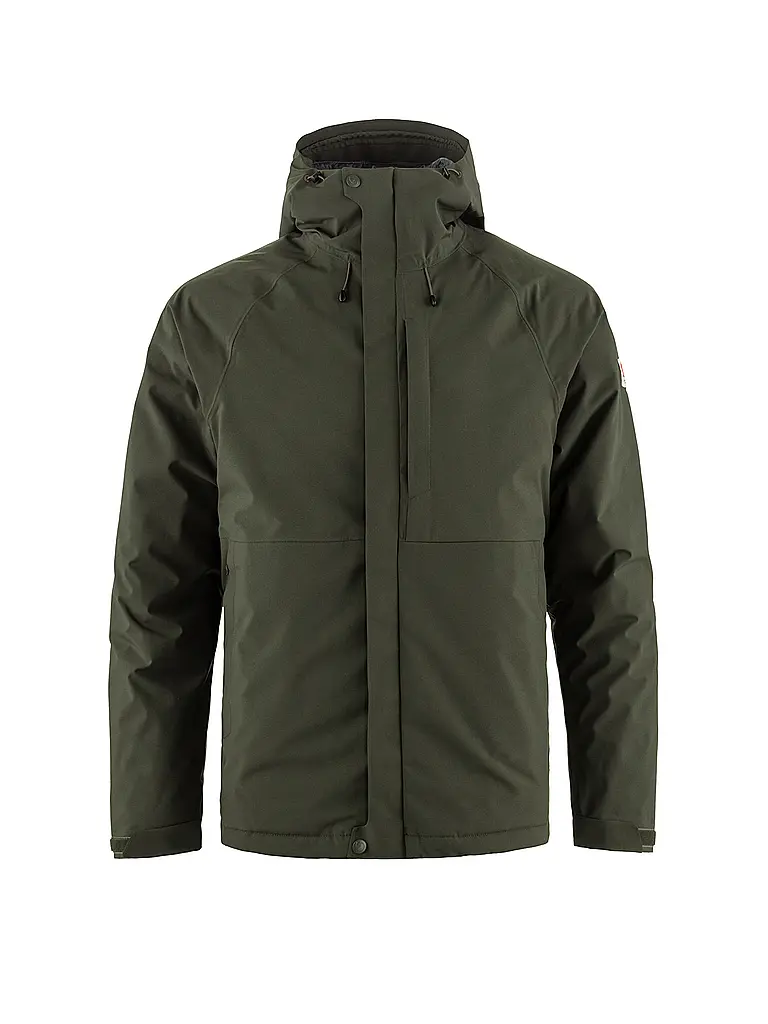 FJÄLLRÄVEN | Herren Winterjacke Hydratic Padded Trail | dunkelgrün