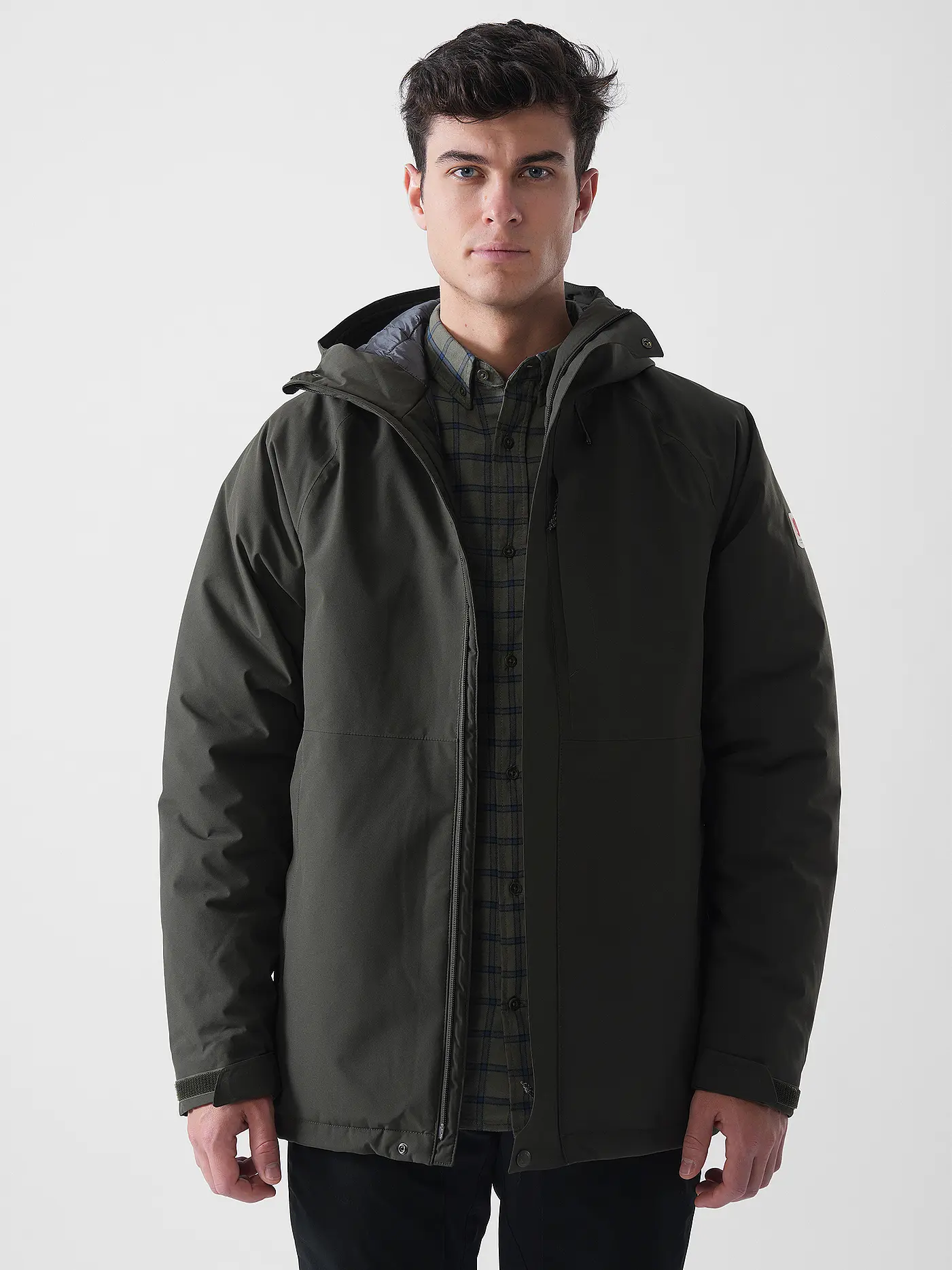 FJÄLLRÄVEN | Herren Winterjacke Hydratic Padded Trail | dunkelgrün