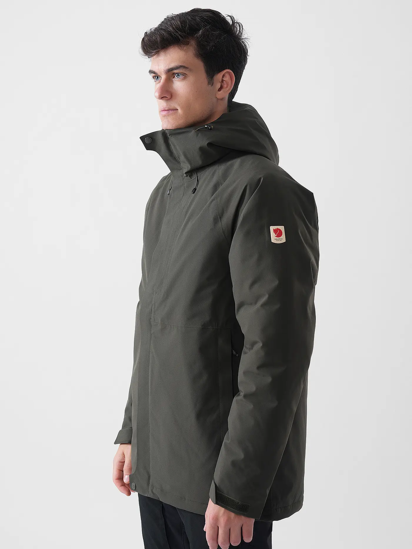 FJÄLLRÄVEN | Herren Winterjacke Hydratic Padded Trail | dunkelgrün