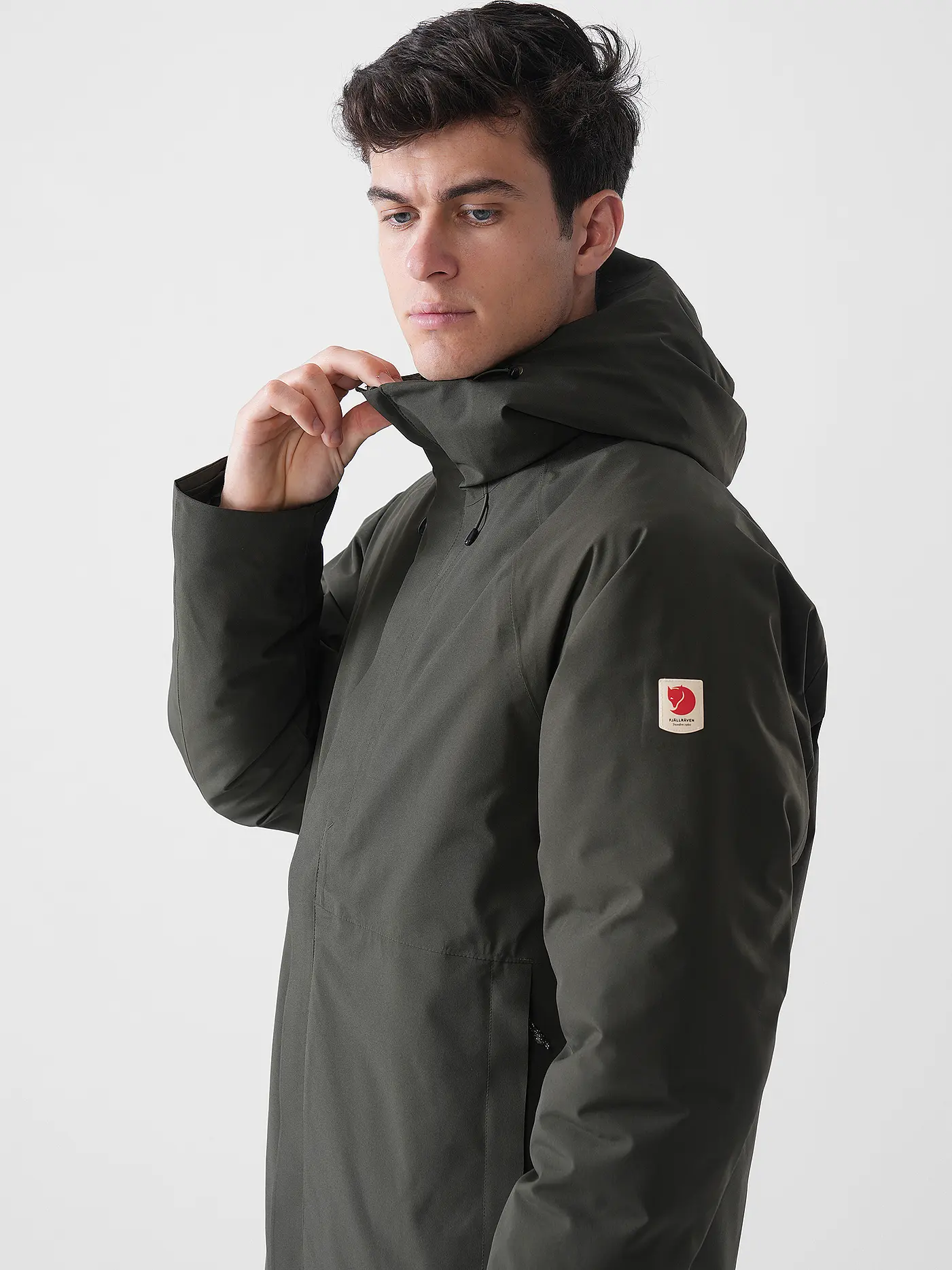 FJÄLLRÄVEN | Herren Winterjacke Hydratic Padded Trail | dunkelgrün