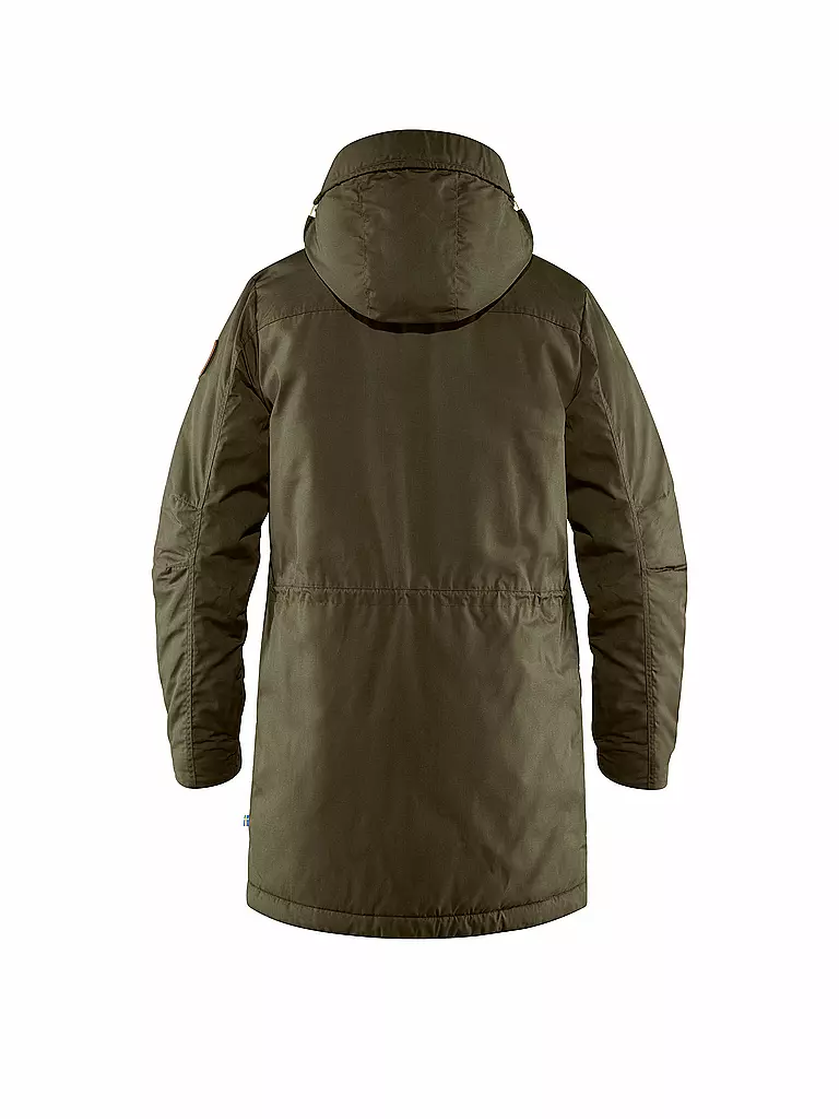 FJÄLLRÄVEN | Herren Winterparka Singi Wool Padded | olive