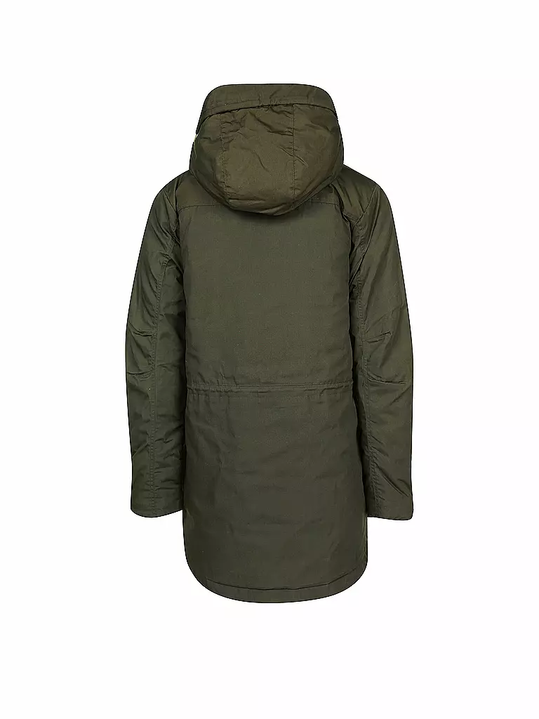 FJÄLLRÄVEN | Herren Winterparka Singi Wool Padded | olive