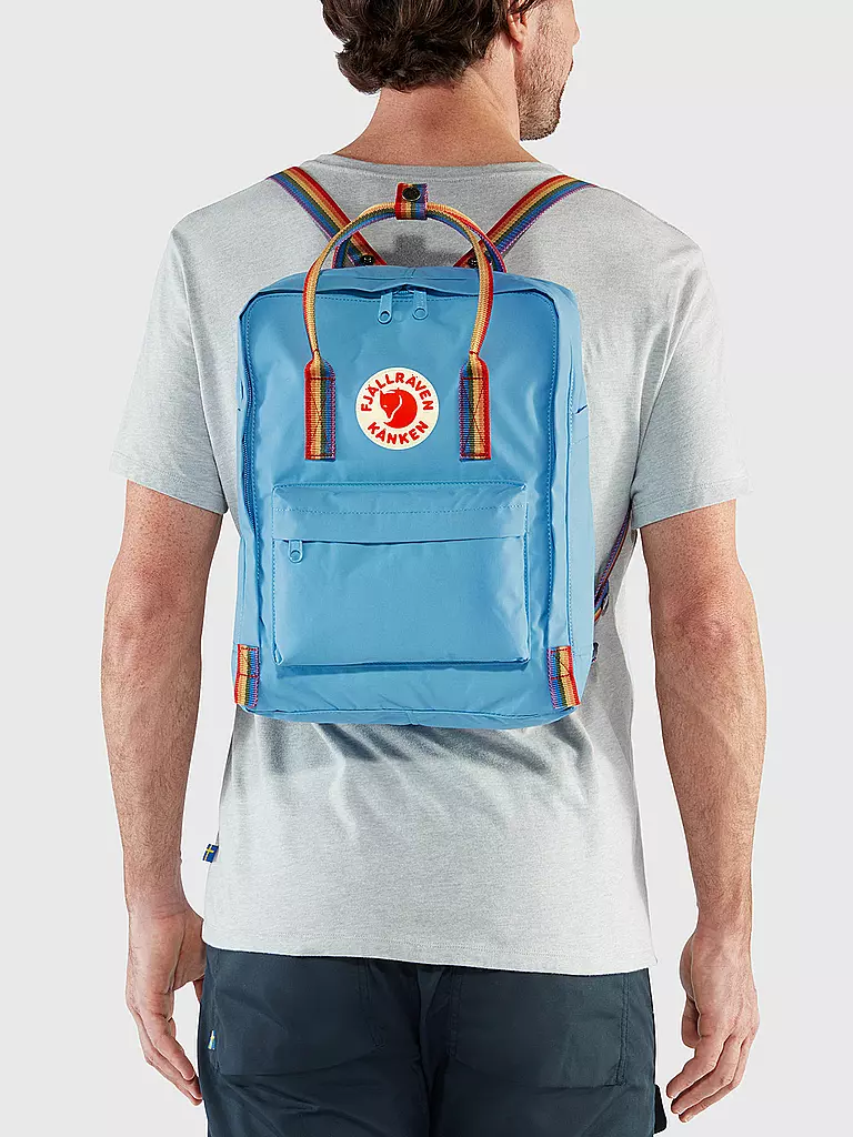 FJÄLLRÄVEN | Rucksack Kanken Rainbow 16L | blau