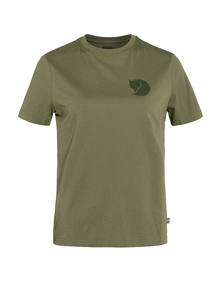 Fjällräven FJÄLLRÄVEN Damen Funktionsshirt Fox Boxy Logo olive | S, olive