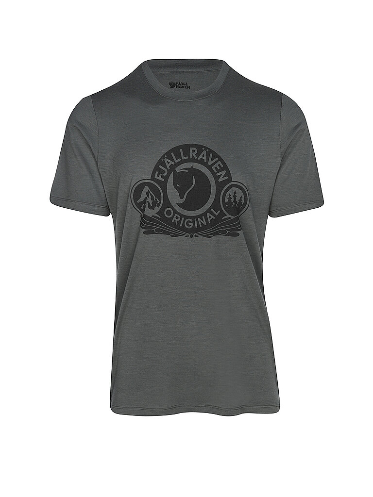 Fjällräven FJÄLLRÄVEN Herren Funktionsshirt Abisko Wool Classic grau | S, grau