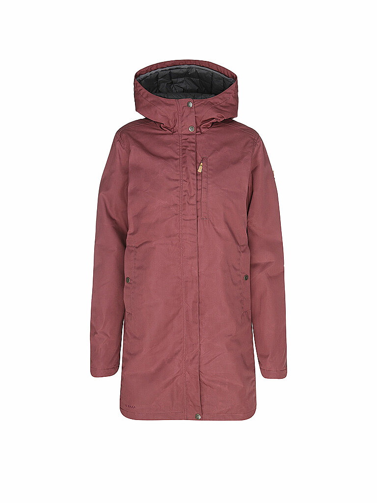 Fjällräven FJÄLLRÄVEN Damen Winterparka Kiruna dunkelrot | XS, dunkelrot