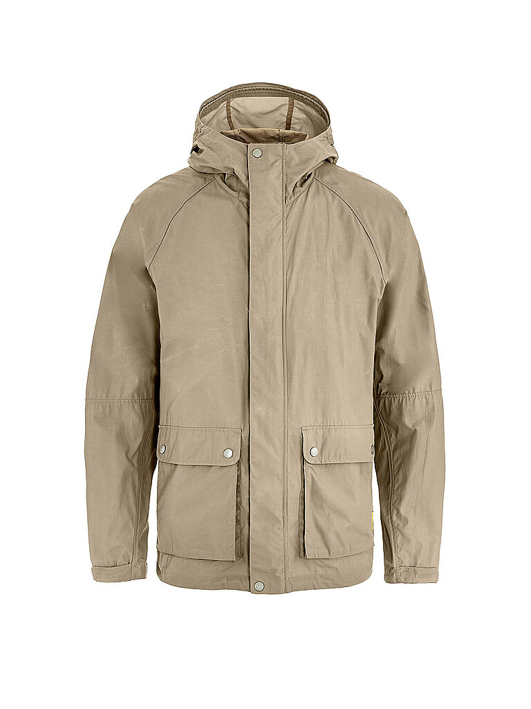 Fjällräven FJÄLLRÄVEN Herren Wanderjacke Vardag Vindby Hoodie beige | S, beige